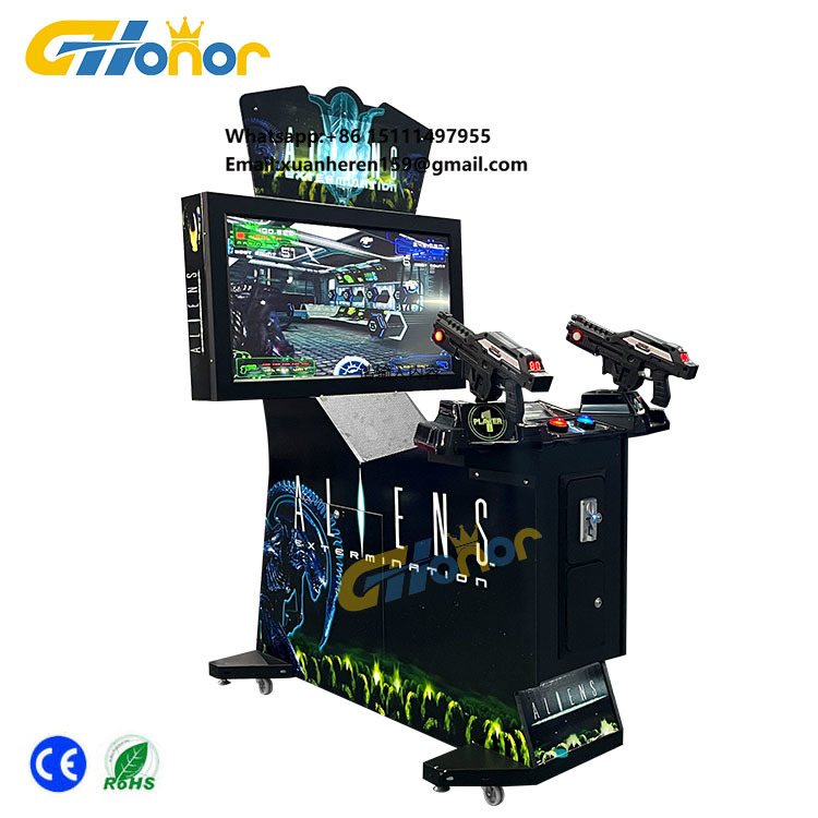 Arcade Games & Vending Llc Photos - Overdekte speelhal met muntbediende schietspellen, muntbediende