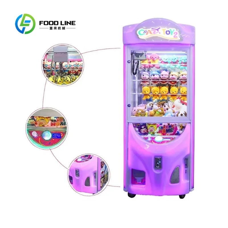 Bill Acceptor Vending - Op maat gemaakte muntbediende arcade klauwkraanautomaat