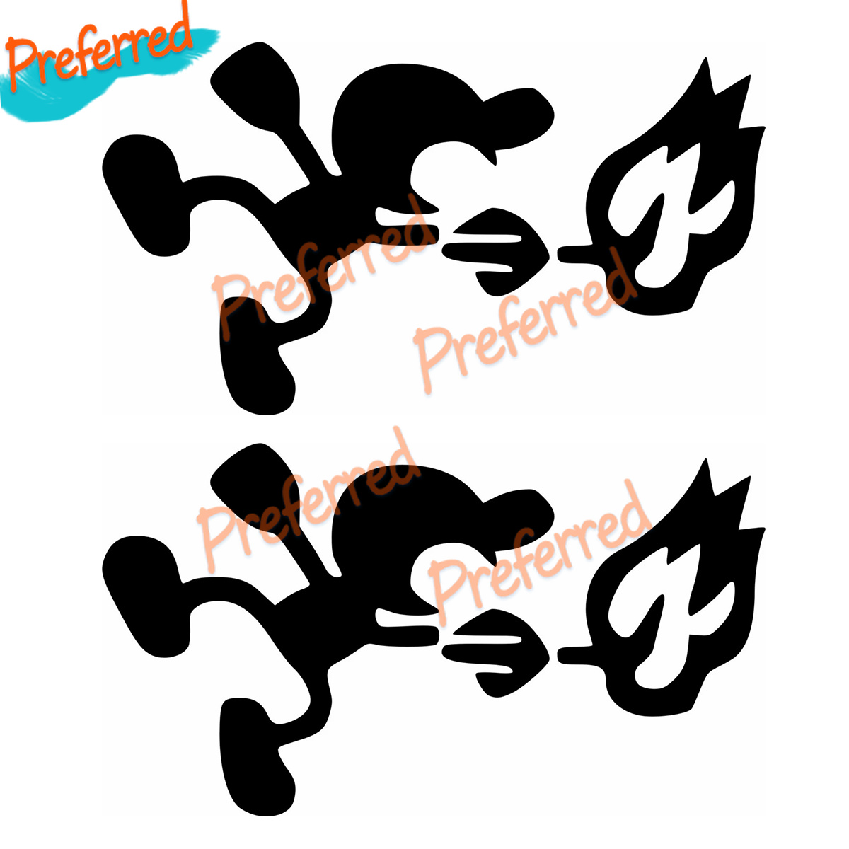 2 X PEGATINA STICKER Mr. GAME  - Arcade X recensie en prijs