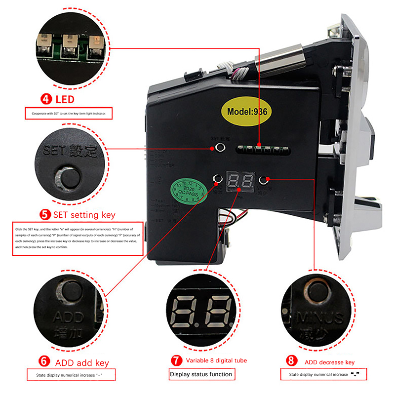 616 Elektronisch Multi-Muntacc - Arcade Games And Vending recensie en prijs