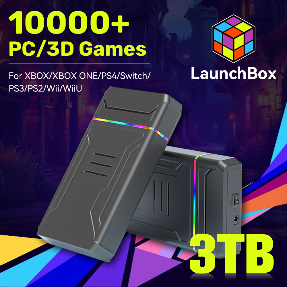 JMachen Launchbox 3TB Gaming H - Arcade X recensie en prijs